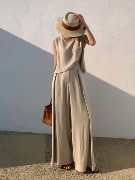 Commense Pants - Linen Pant Set NWOT